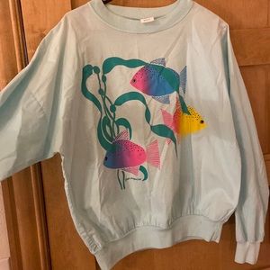 Vintage Long Sleeve Fish Tee
